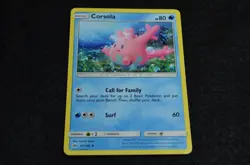 Pokemon CORSOLA Sun & Moon Base Set 36/149 NM/Mint PACK FRESH - Image 1