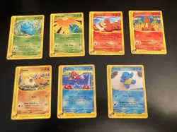Lot of *7* Common/Uncommon Pokemon Expedition: #94,95,97,98,103,118,131 *NM/NM-* - Image 1