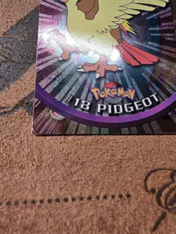 Pokemon Pidgeot #18 Topps 1999 TV Animation Ed Holo Foil Topps Black Logo - Image 5