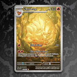 Pokemon TCG: Obsidian Flames - Ninetales 199/197 Illustration Rare IR Holo NM - Image 1