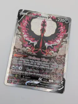 Pokemon TCG Galarian Moltres V (Alternate Full Art) 177/198 Chilling Reign NM - Image 3