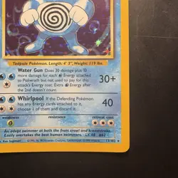 Pokemon Vintage Base Set Poliwrath 13/102 Holo Rare Wotc 1999 - Image 4