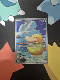 Pokemon TCG Ascended Heroes Psyduck Art Rare 226/217 Near Mint Pack Fresh - Image 1