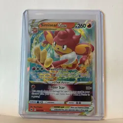 Simisear VStar 023/159 - SWSH Crown Zenith - Ultra Rare Holo - Pokemon TCG - NM - Image 2