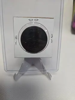 Pokemon Collection Small Flip Coin Token Mewtwo Purple CRACKED ICE - Image 2