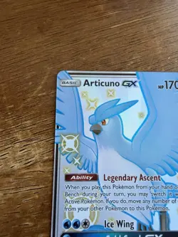Pokemon Articuno GX SV54/SV94 Hidden Fates Shiny Vault Full Art Shiny Holo Rare - Image 4