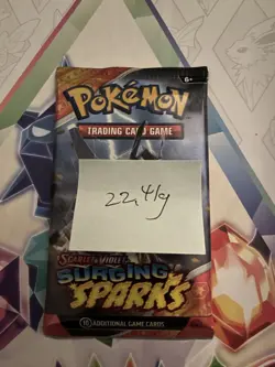 HEAVY! 22.41g Surging Sparks Pokemon TCG Booster Pack - Image 2