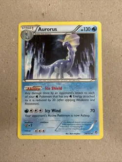 Aurorus Normal Rare XY - Furious Fists 26/111 NM Pokemon TCG - Image 1