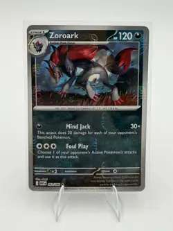 Zoroark 062/086 – Master Ball Pattern Holo Rare Sv: White Flare NM Pokemon TCG - Image 1