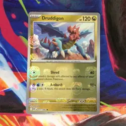 Pokemon Druddigon Master Ball Pattern Sv: White Flare 071/086 Uncommon Holo 120… - Image 1