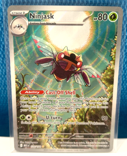Ninjask 137/132 Mega Evolutions MEG Holo Illustration Rare 2025 NM Pokemon - Image 1