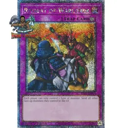 Yugioh! 1x Rivalry of Warlords RA03-EN075 Quarter Century Secret Rare 1st Ed NM - Image 1