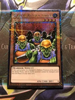 *** GOBLIN ATTACK FORCE *** QUARTER CENTURY SECRET RARE RA03-EN101 YUGIOH! - Image 1