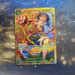 Monkey.D.Luffy OP13-118 SEC One Piece TCG carry on his will - Image 1