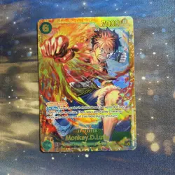 Monkey.D.Luffy OP13-118 SEC One Piece TCG carry on his will - Image 2