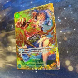 Monkey.D.Luffy OP13-118 SEC One Piece TCG carry on his will - Image 4