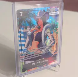One Piece TCG Ms. All Sunday OP14-048 Sr Alt Art and Regular Lot English - Image 2