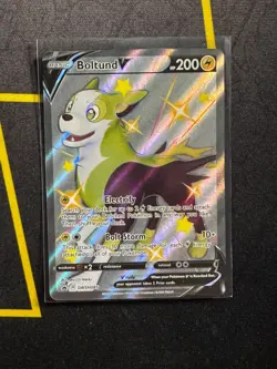 Boltund V SWSH085 - Pokemon TCG Sword & Shield Promo Ultra Rare Card NM - Image 1