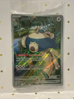 Snorlax 051 Promo Card Full Art Holo Sealed Pokemon Scarlet & Violet - Image 1