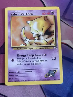 Abra 91/132 Gym Heroes Pokemon TCG trading card - Image 1