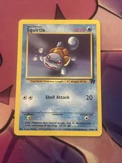 Squirtle 68/82 Team Rocket Pokemon TCG trading card - Image 1