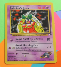 Pokemon TCG Sabrina's Jynx Gym Heroes Card 59/132 - Image 1