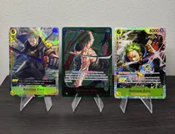 One Piece Monkey D. Luffy & Roronoa Zoro 21 Card Lot Leaders SECs SRs Full arts - Image 4