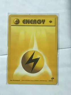 Pokemon Gym Heroes Card 130/132 Lightning Energy - Image 1