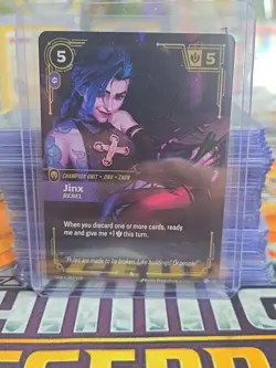 Jinx Champion Unit Card - League of Legends TCG 202/298 English - Image 1