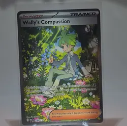 Wally's Compassion 186/132 Pokemon Card TCG Me01: Mega Evolution Holo FULL -ART - Image 1