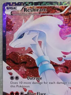 Pokemon Reshiram Full Art Holo Ultra Rare RC22/RC25 Legendary Treasures Card LP - Image 5