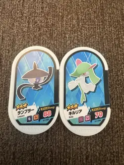 Mezastar Pokemon Card Lament 4-2-066 & Kirila 4-2-044 TAKARA - Image 1
