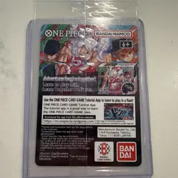 Bandai Namco Monkey D Luffy US Voyage Promo Holo Character Card One Piece CCG - Image 2