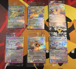 Prismatic Evolutions Stamped Promo Bundle - 6 Cards - All Sealed - Well Kept! - Image 1