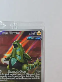 Pokemon Card Iron Thorns #098 Temporal Forces S&V Black Star Promo *Sealed* - Image 4