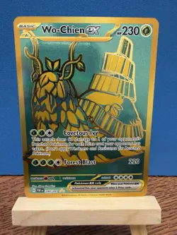Pokemon TCG Wo-Chien EX 240/091 Scarlet & Violet Paldean Fates Hyper Rare Card - Image 1