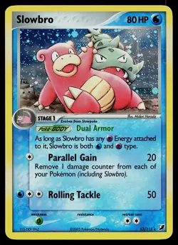 Pokemon Card - Slowbro Unseen Forces 13/115 Holo Rare - Image 1