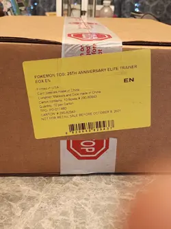 Pokemon TCG 25th Anniversary Elite Trainer Box Case English TPCi Card Stock - Image 2