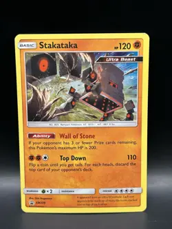 Stakataka SM209 - Pokemon Sun & Moon Black Star Promo Card - MP - Image 1