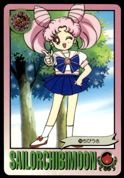 Sailor Chibi Moon 166 Bandai Japanese Sailor Moon Card ~ MP - Image 1