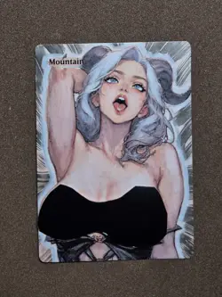 Mtg Altered Art Hand Painted - Image 1