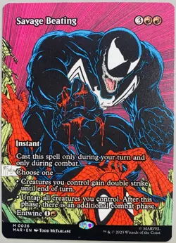 (Qty. 2) Savage Beating (Borderless) Marvel Universe Eternal-Legal Regular - Image 3