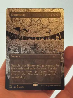 1X ETCHED FOIL Doomsday BORDERLESS MINT MTG Magic Secret Lair Junji Ito English - Image 1