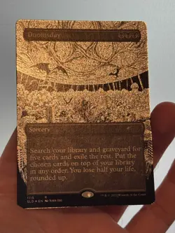 1X ETCHED FOIL Doomsday BORDERLESS MINT MTG Magic Secret Lair Junji Ito English - Image 2