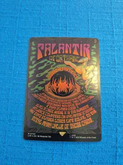 MTG Palantir of Orthanc POSTER FOIL #749 LOTR Lord of the Rings Magic Gathering - Image 1