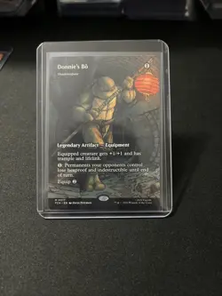 Donnie's Bo - Shadowspear (Borderless) MTG Teenage Mutant Ninja Turtles (NM) - Image 1
