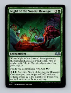 Night of the Sweets' Revenge Wilds of Eldraine Non-Foil MTG NM - Image 1