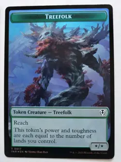 MTG - Innistrad Remastered: Treefolk (0017) / Wren And Seven (0027) - Foil - Image 1