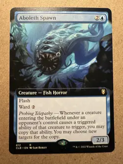 Aboleth Spawn Extended Art MTG Battle For Baldur’s Gate NM-M 612 - Image 1