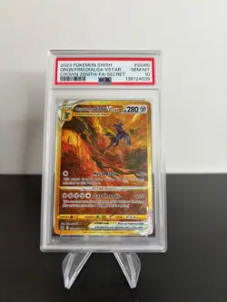 Pokemon 2023 PSA 10 Origin Forme Dialga VSTAR Full Art Crown Zenith GG68/GG70 - Image 1